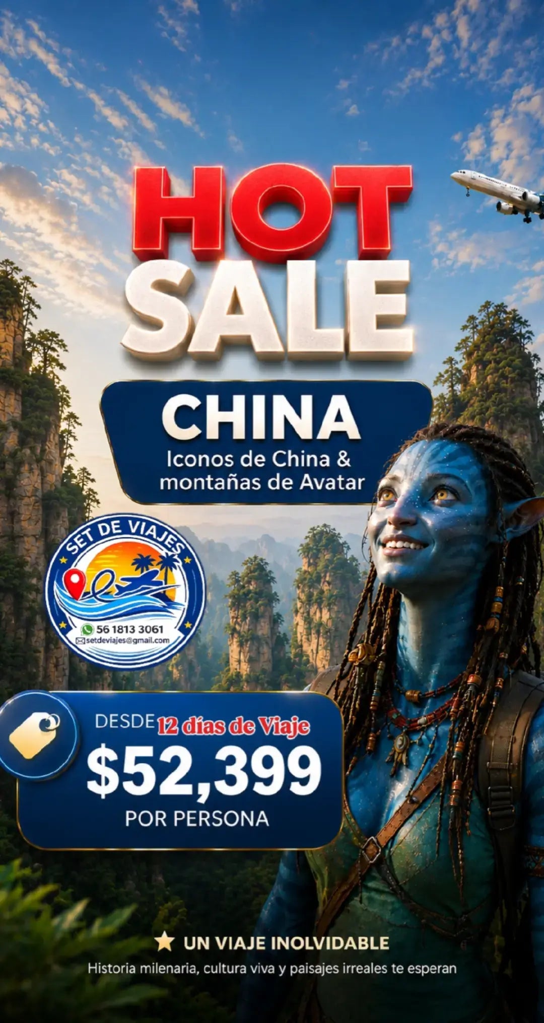 Iconos de China & Montañas de Avatar