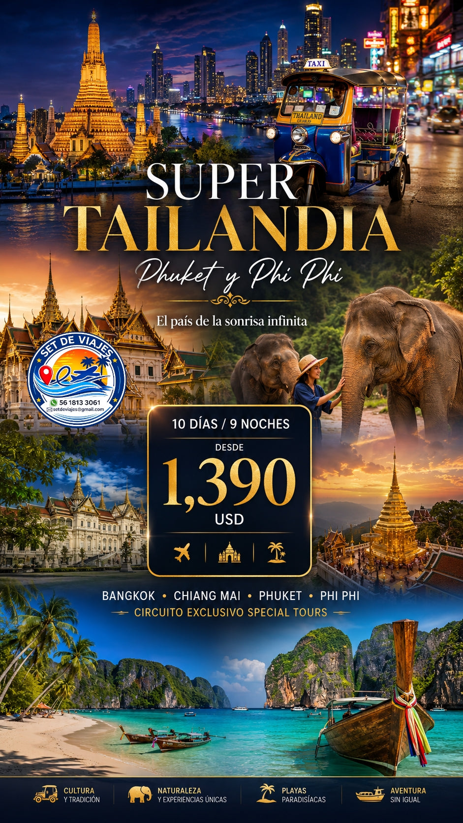 SUPER TAILANDIA, PHUKET Y PHI PHI