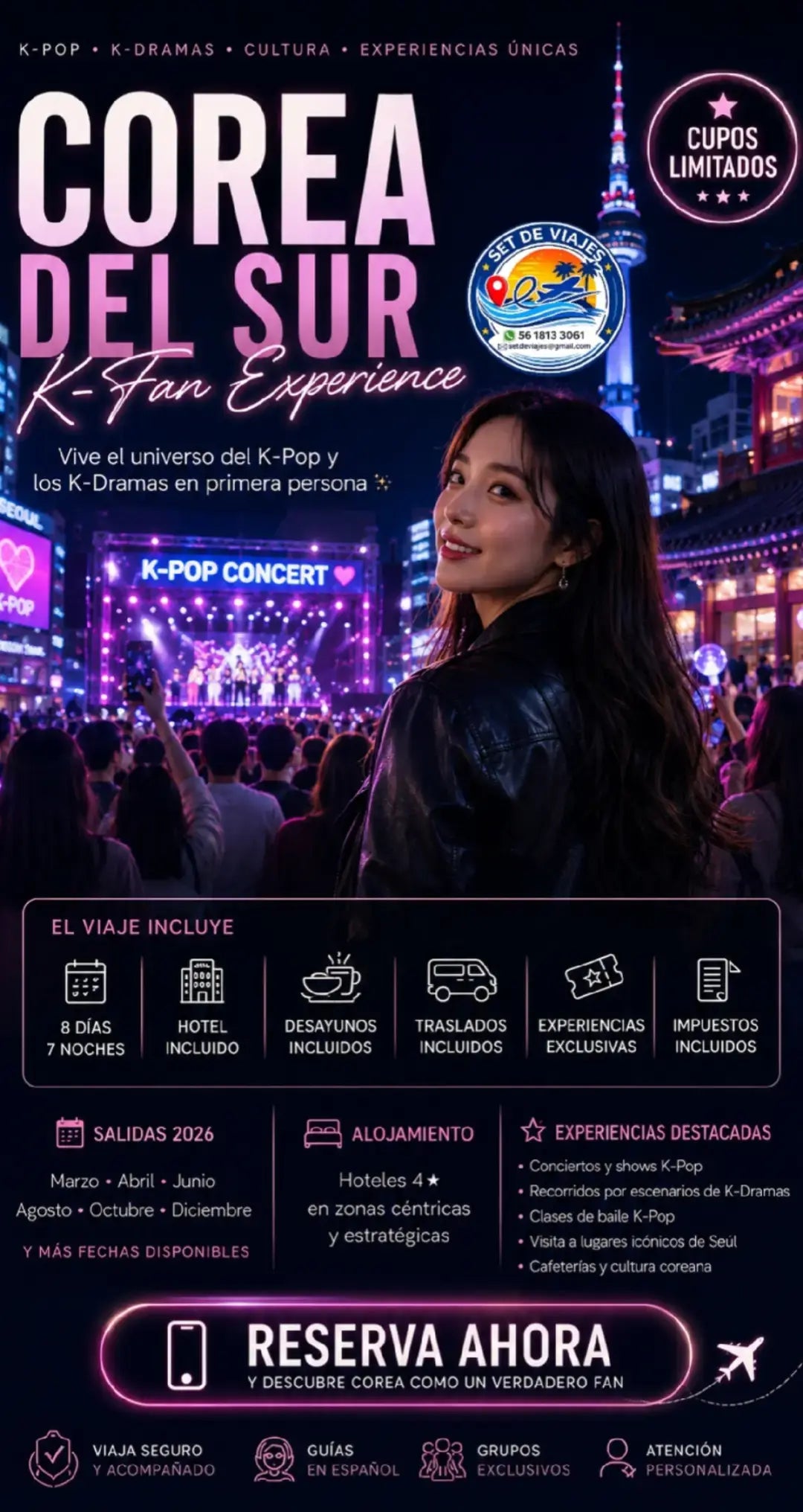 ¡COREA DEL COREA DEL SUR te espera con una experiencia única para verdaderos fans del K-Pop y los K-Dramas!