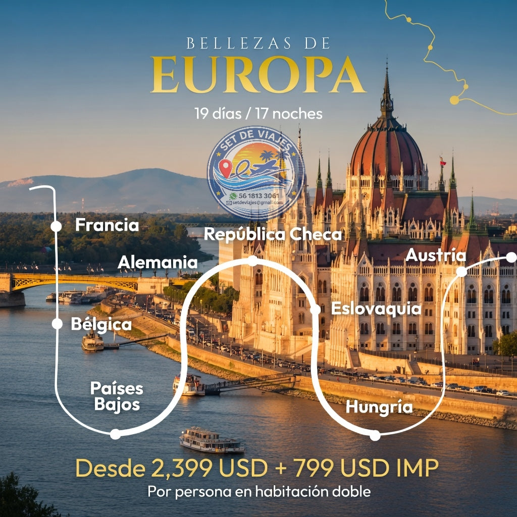 ✨ BELLEZAS DE EUROPA: EL VIAJE QUE LO TIENE TODO ✨