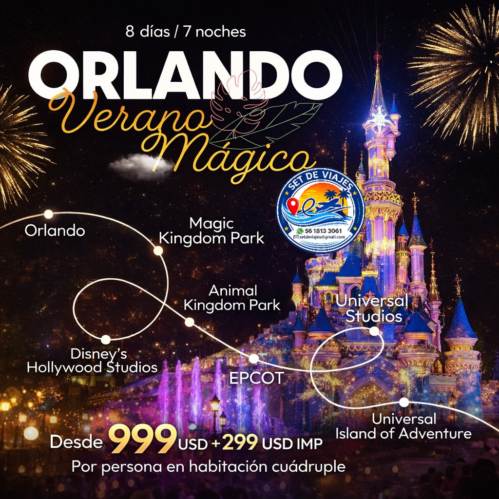 ✨ Vive el Verano Mágico en Orlando ✨